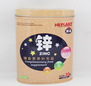 HEPLANT 锌辅食营养补充品 1g*30袋 婴幼儿宝宝 补锌补铁 补锌片图3