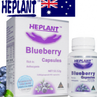 澳大利亚 原装进口 heplant/诚长优+蓝莓胶囊 越橘叶黄素 护眼