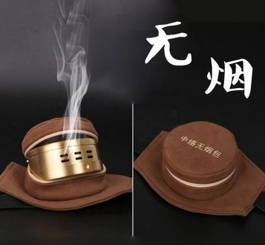 中络艾灸盒随身灸纯铜温灸器罐腰腹背部布套袋无烟加厚艾灸条艾柱图1