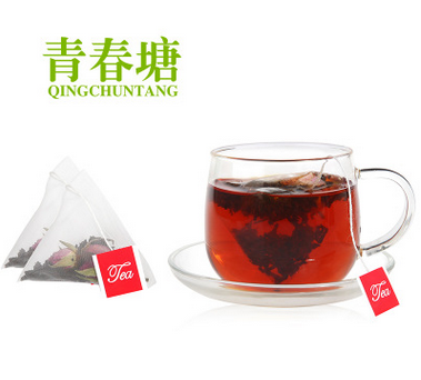 青春塘花茶 玫瑰红茶 三角袋泡茶养生保健 加盟代理 OEM代加工图3