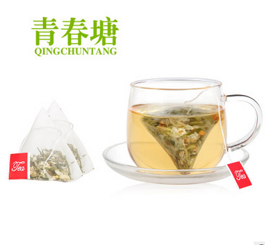 青春塘花茶 菊楂竹叶茶三角袋泡茶养生保健 加盟代理 OEM代加工图3