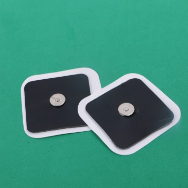 厂家直销自粘式治疗仪理疗仪贴片 10毫米纽扣式按摩器硅胶电极片