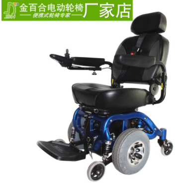 南京金百合 高端豪华版电动轮椅车独立六轮减震多功能护理轮椅