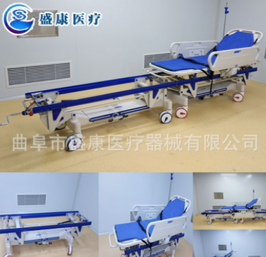 ABS豪华手术对接车 高档手术对换车医用手术转运车 不锈钢对接车图1