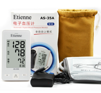 源头厂家直供电子血压计艾蒂安AS-35A上臂式 高血压测量血压仪器