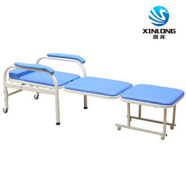 厂家直销鑫龙陪护椅医用折叠床多功能午休床陪护床输液椅子医院图2