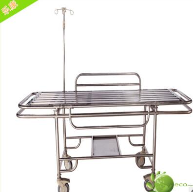 乐康LK-701 不锈钢304四小轮担架车 静音轮 救护担架车 厂家直销图2
