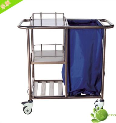 热销乐康LK-718不锈钢304护理车 三层推车 静音轮 定做 厂家直销图2