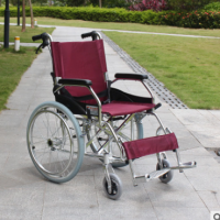 批发供应佛山东方铝合金轻便折叠轮椅FS863LAJ-20寸轮 一件代发