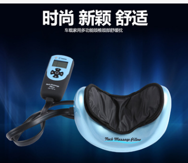 颈椎按摩器脖子按摩仪车载家用多功能电动按摩仪U型颈肩舒缓枕图3