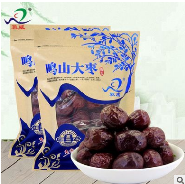 敦威敦煌特产敦威鸣山大枣袋装500g休闲零食果干皮薄肉厚厂家直销图2