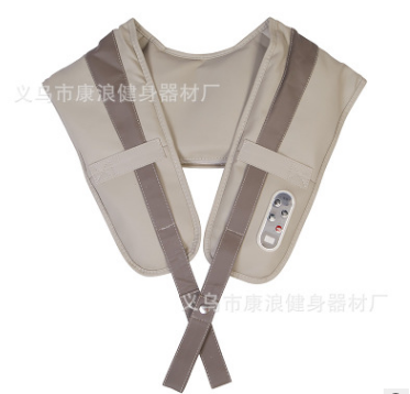 多功能电动颈椎按摩器颈部腰部振动捶打按摩披肩电动肩背按摩器图3