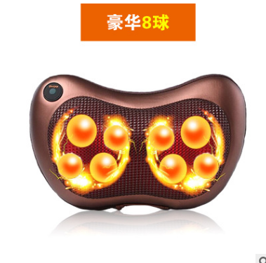 厂家直销按摩枕颈椎按摩器腰部颈部全身多功能豪华8球一件代发图1