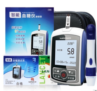 三诺智能血糖仪加50片试纸带针头图1