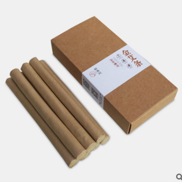 李时珍特制五年陈艾35：1蕲艾条 批发厂家直销陈年金艾条艾灸条图1