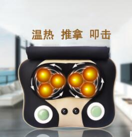 朗悦按摩靠垫正品按摩枕颈椎按摩器腰部全身多功能枕微商图1