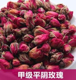 银蝶花草茶 干玫瑰花茶叶 平阴红玫瑰花散装图3