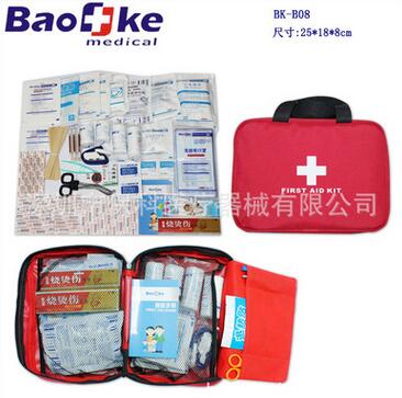 供应便携应急包户外急救包家庭旅行医药套装车载医用包现货BK-B08图1