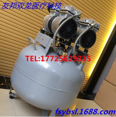 2*850W无油压缩机 圆缸 60L 静音 医用图1