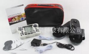 英文308B双输出电子脉冲按摩器 治疗仪 理疗仪图1