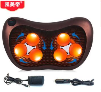 颈椎按摩器腰部背部多功能按摩靠垫家用按摩枕车载按摩按摩垫图1