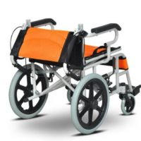 加厚老人轮椅折叠轻便便携 超轻老年轮椅车