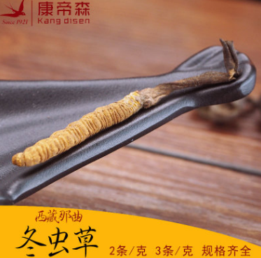 虫草2条/克 3条/克 西藏那曲野生虫草 一级精选冬虫夏草 秋冬滋补图1
