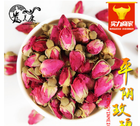 批发17年山东平阴玫瑰花 优质玫瑰花 头茬玫瑰花 OEM代加工花草茶图1