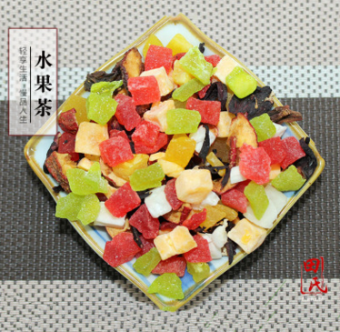 厂家批发零售各种水果茶 果粒茶 巴黎香榭 花果茶 散装图1