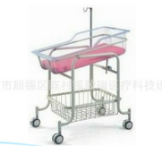 订制优质 钢喷塑 医用婴儿床图1