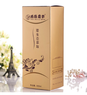厂家直销 洗头水包装盒 通用包装定做LOGO 彩盒折叠包装工厂定制图1