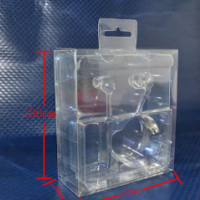 深圳18年厂家 现货供应尺寸136*122*48mm透明耳机PET包装盒