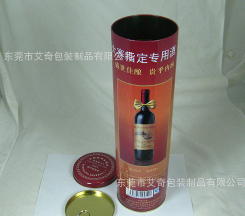 专业包装酒罐 葡萄酒罐 红酒白酒罐铁盒包装 tinbox图3