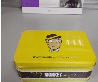 鸡蛋卷饼干铁盒 穆斯林世界饼干铁盒包装 猴子饼干盒图2