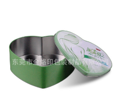 【厂家定制】心形马口铁罐 美容产品马口铁包装 心形礼品铁盒图3