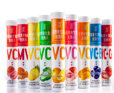 优信维生素C水果味泡腾片 VC果味汁饮料 批发代加工贴牌OEM图1