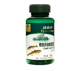 绿森林 鳕鱼肝油软胶囊 500mg*100粒 深海鳕鱼富含DHA EPA图2