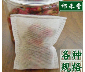 厂家直销热封无纺布泡花茶袋足浴中药袋煎药调料包图1