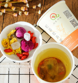 纸杯杞菊牡丹茶菊花茶 牡丹组合花草茶批发 代加工枸杞菊花隐茶杯图2