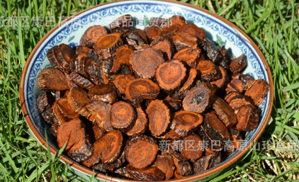 康巴-经方中药材 炙甘草 特级土白蜜炙甘草片 新疆野生甘草图1