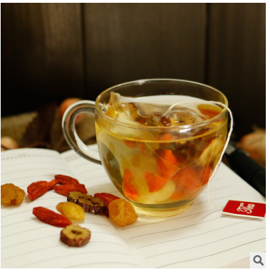2018四季枣茶 桂圆红枣枸杞茶 厂家袋泡茶oem花草茶 冬季三角茶包图2
