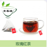 青春塘四季茶 法兰西玫瑰红茶【挑选粉玫瑰】 三角袋泡 可贴牌加