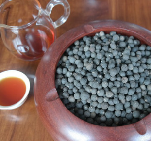 新会柑果茶特小柑胎茶 热销浓香小青柑普加工天然生晒柑胎仔散装图1