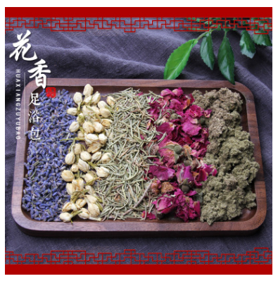 女士玫瑰干花瓣泡澡包花香泡脚包嫩肤沐浴足浴包驱寒暖宫泡脚药包图1