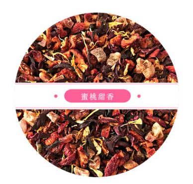 CT0504 蜜桃甜香 经典水果花茶 花果茶原料供应 批发OEM加工图1