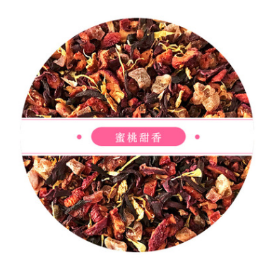 CT0504 蜜桃甜香 经典水果花茶 花果茶原料供应 批发OEM加工