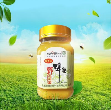 施瓦茨土家富硒蜂蜜滋补百花蜜妇女儿童纯正野蜂蜜罐装零添加500g图1