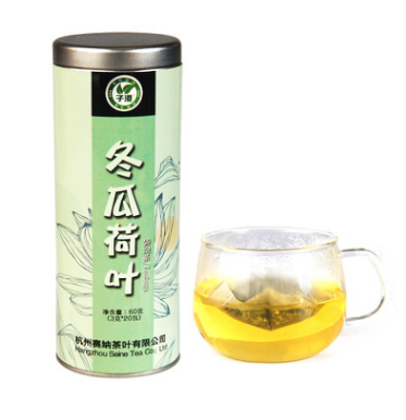 厂家直销零售批发优质冬瓜荷叶茶罐装袋泡茶天然花草茶马口铁罐子图1