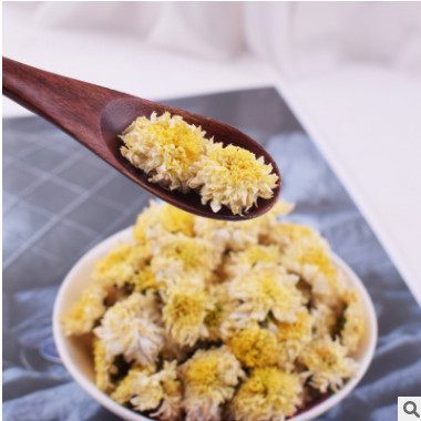 涵鹭批发罐装杭白菊 黄山贡菊花 花草茶oem代加工黄山大白菊花茶图2