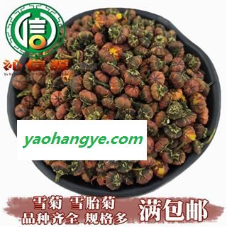 【满包邮】雪胎菊干花茶选货散装新疆产地直供雪菊花 雪菊米沁信源中药批发图1